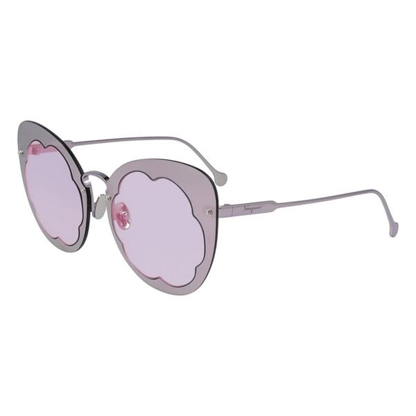 Solbriller for Kvinner Salvatore Ferragamo SF178SM-AMO-FLOWERFUL-537 ø 63 mm - Hvis du liker og vise fram det nyeste innen mote og komplimenter og tilbehør er viktig for ut