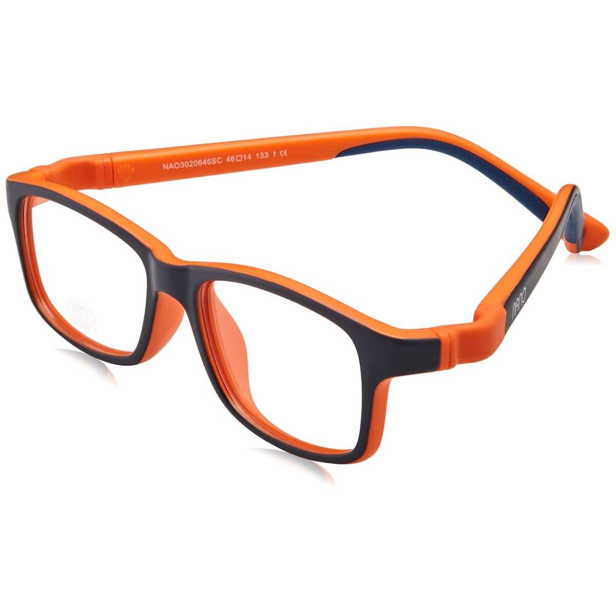 Glassramme Unisex Nanovista NAO3020646SC Oransje Marineblå