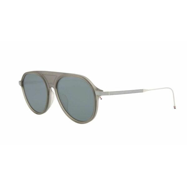 Solbriller Thom Browne TB-809-B-GRY-SLV-55-AF Ø 55 mm
